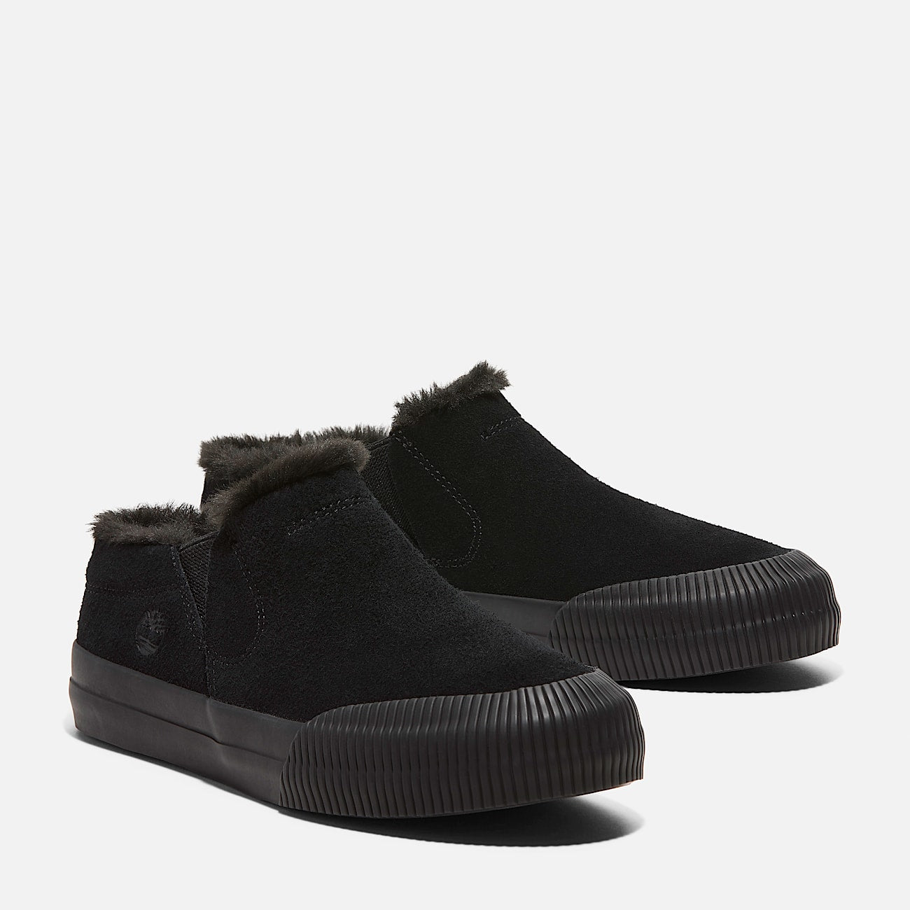 TIMBERLAND WOMEN'S 9 SKYLA BAY 2.0 LOW WARM LINED SNEAK BLACK SUEDE NIB