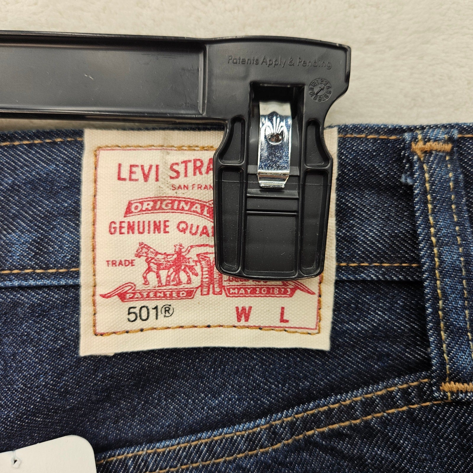 LEVI'S CIRCULAR 501 WOMEN'S 25X32 ORIGINAL FIT JEANS FIRST DARK WASH NWT