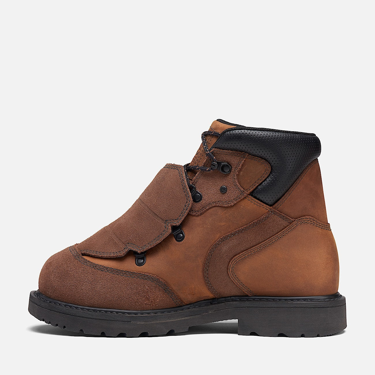 TIMBERLAND PRO MEN'S 8.5 WIDE COMPOSITE TOE WORK BOOTS WHEAT BROWN 6 INCH NIB