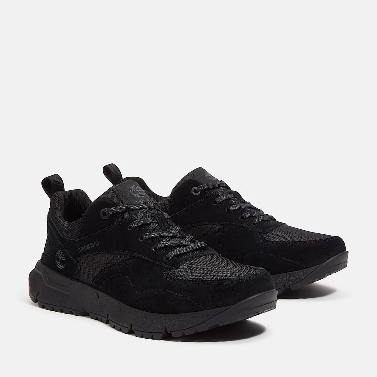 TIMBERLAND MEN'S 10 VOYAGER PARK LOW LACE SNEAKER BLACKOUT MESH NIB