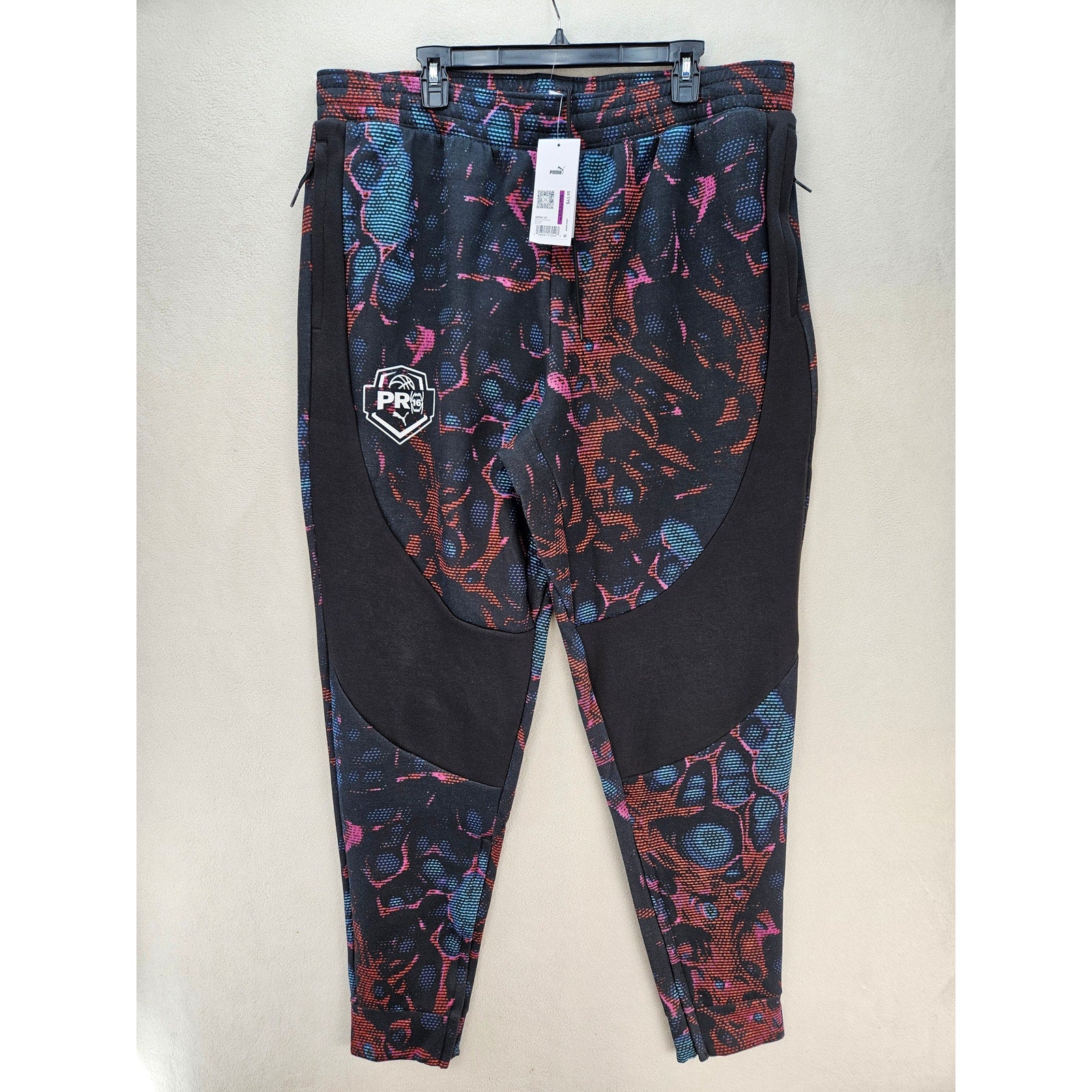 PUMA MEN'S XXL NXTPRO 16 DIME JOGGER PANTS 689241-01 NWT ZIPPER ANKLE