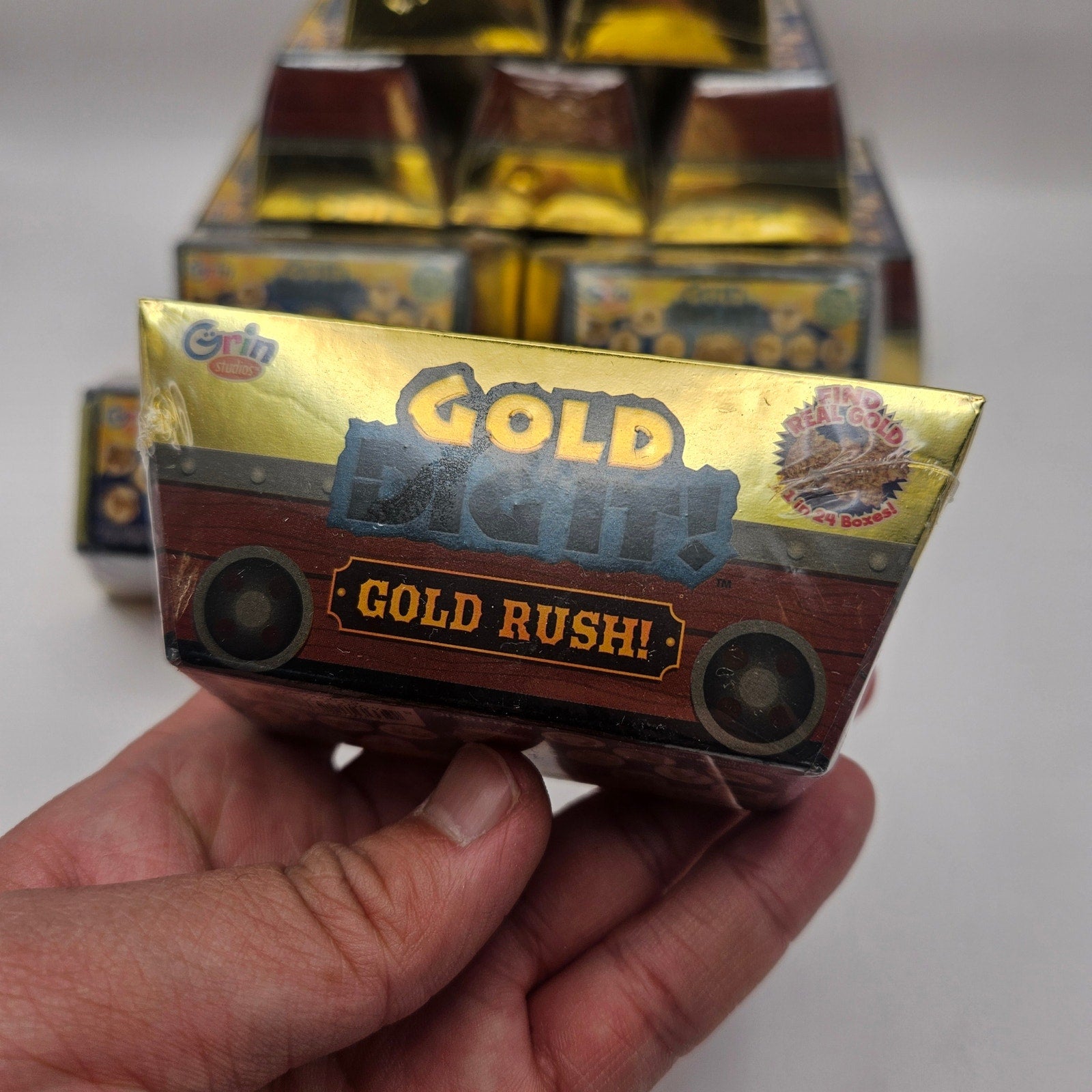 14 x LOT - GOLD DIG IT! GOLD RUSH GRIN STUDIO REAL GOLD