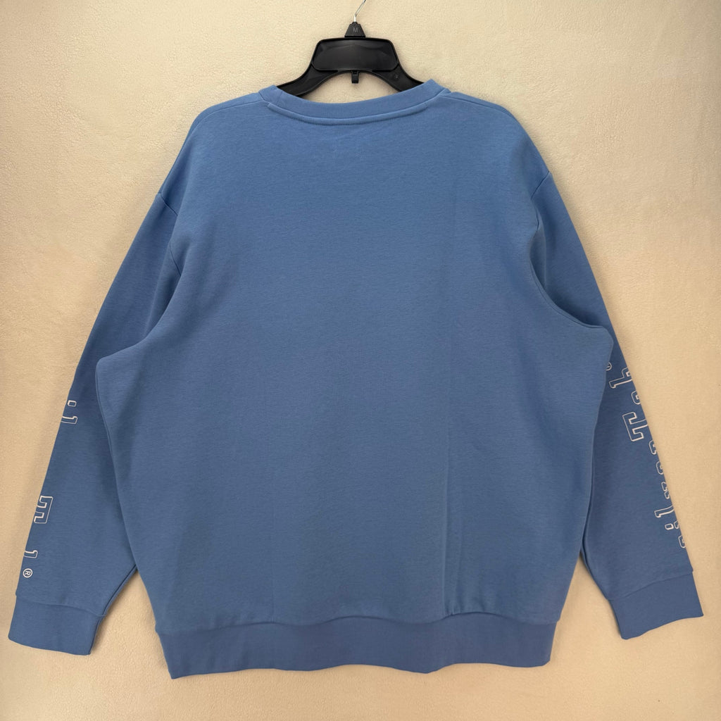 LEVI'S MEN'S XXL SILVERTAB AROUND THE WORLD CREWNECK BLUE PULLOVER