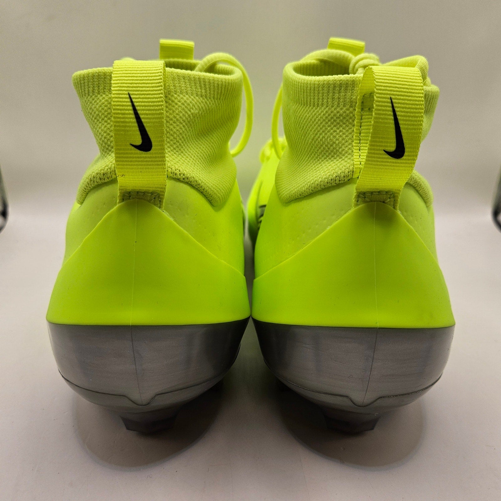 NIKE MEN'S 13 VAPOR PRO 1 FOOTBALL CLEATS VOLT GREEN SILVER IQ5163-700 NWOB