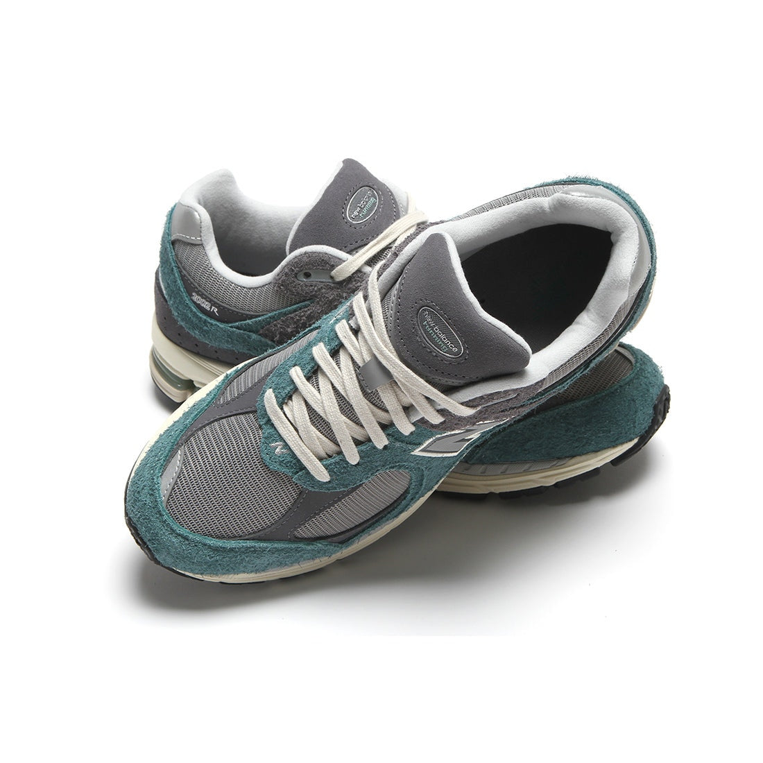 NEW BALANCE 2002R MEN'S 9.5 M2002REM GREEN GREY RUNNING SHOES NIB