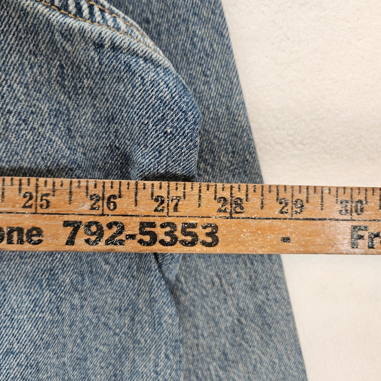 LEVI'S MEN'S XXL RELAXED FIT TYPE III TRUCKER JACKET MEDIUM LIGHT WORN WASH NWT