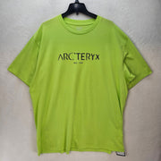 ARC'TERYX MEN'S XXL KRAGG SL COTTON SKY PILOT SS TSHIRT MANTIS BLACK