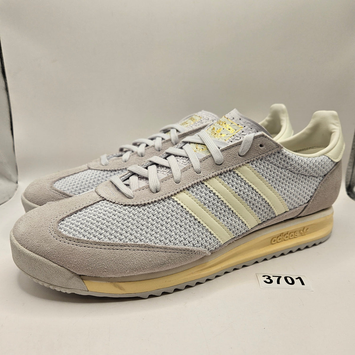 ADIDAS ORIGINALS MEN'S 13 SL 72 RS GREY WHITE RETRO CASUAL SNEAKERS JR8773 NWOB