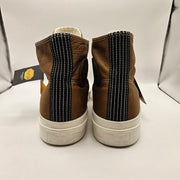 CONVERSE MEN'S 11.5 FIRST STRING BROWN VIBRAM ALL LEATHER CHUCK TAYLOR A17915C