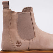 TIMBERLAND WOMEN'S 7.5 LINDEN WOODS MID CHELSEA BOOT TAUPE GRAY NIB