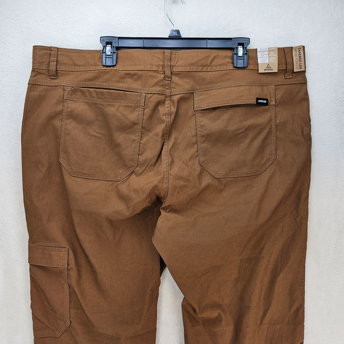 PRANA MEN'S 42X32 STRETCH ZION SLIM PANT II SEIPIA NWT HIKING CARGO OUTDOOR