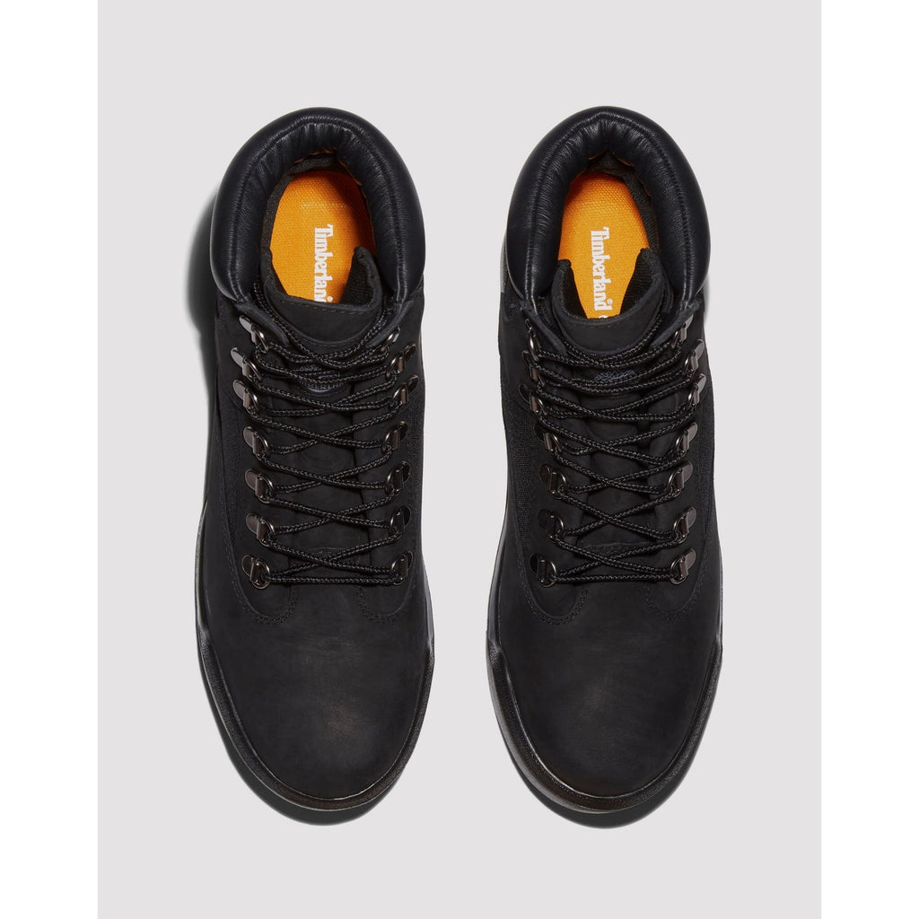 TIMBERLAND MEN'S 10 FIELD BOOT LACEUP WP BLACK NUBUCK NIB