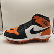 NIKE MEN'S 9 AIR JORDAN 1 MID TD CLEAT SHATTERED BACKBOARD FJ6805-801 NWOB