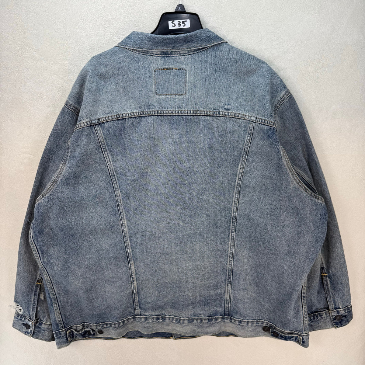 LEVI'S MEN'S 3XL TRUCKER DENIM JACKET WASH BLUE A57820006