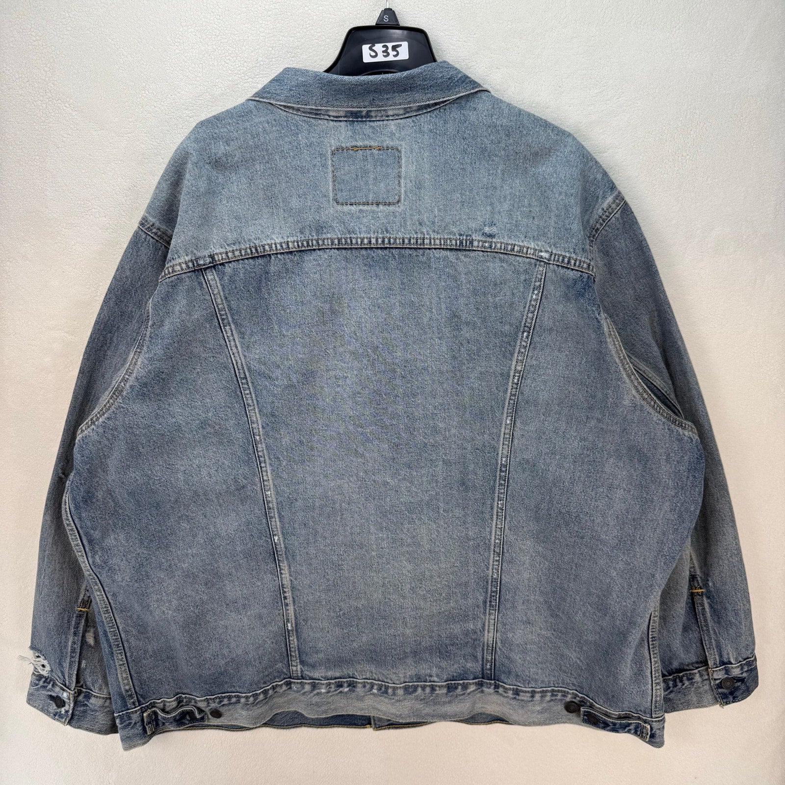 LEVI'S MEN'S 3XL TRUCKER DENIM JACKET WASH BLUE A57820006