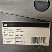 NEW BALANCE MEN'S 6 550 LOW TOP OG BASKETBALL SNEAKER BB550PTC NIB WHITE GREY
