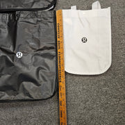LOT OF 8 - LULULEMON REUSABLE SHOPPING TOTE BAG ASSORTED WHITE BLACK RED ECO BAG