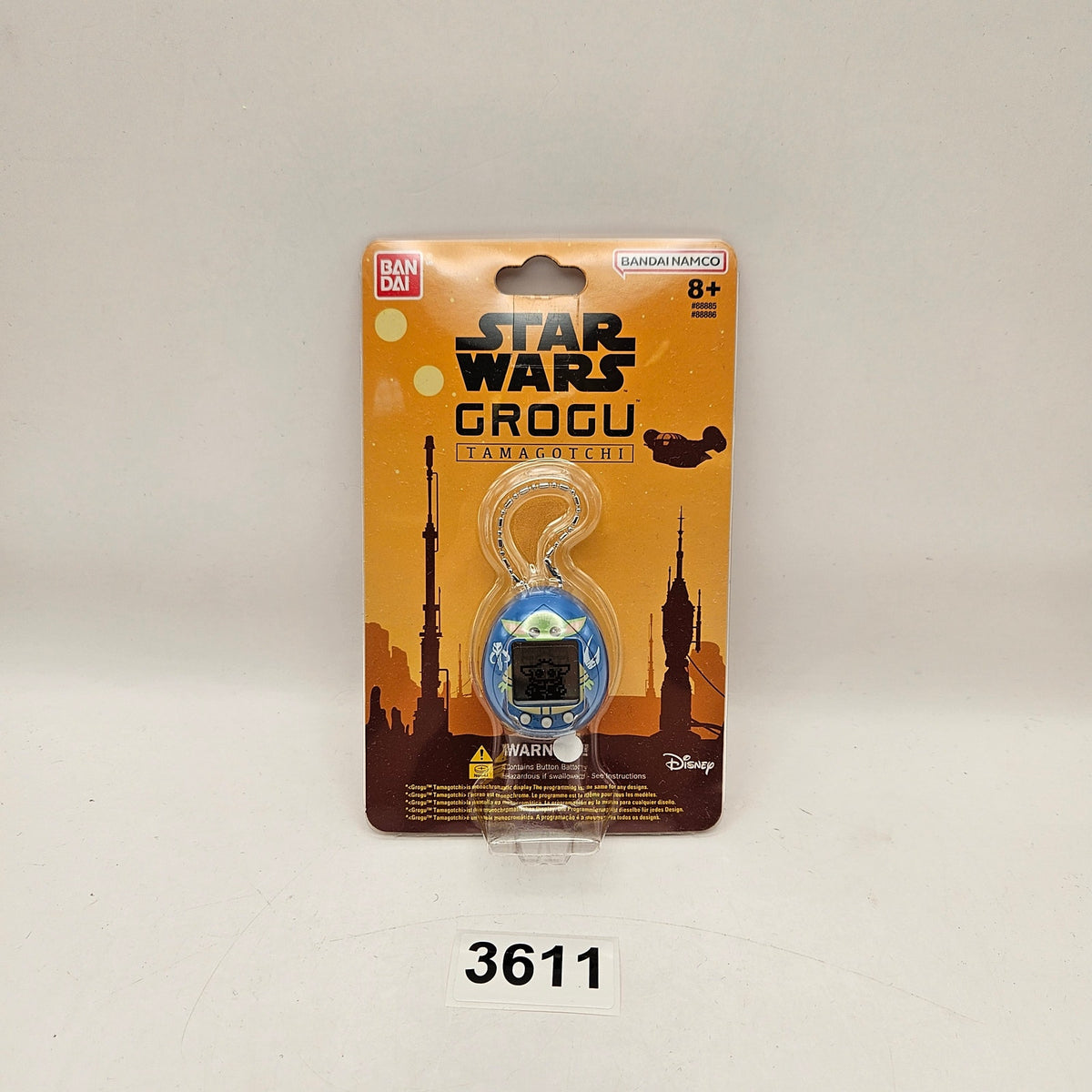 STAR WARS GROGU TAMAGOTCHI VIRTUAL PET BLUE DEVICE BANDAI NAMCO DISNEY MANDALOR