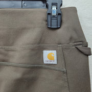 CARHARTT WOMEN'S MEDIUM FORCE FITTED LIGHTWEIGHT UTILITY SHORTS TARMAC BS5878