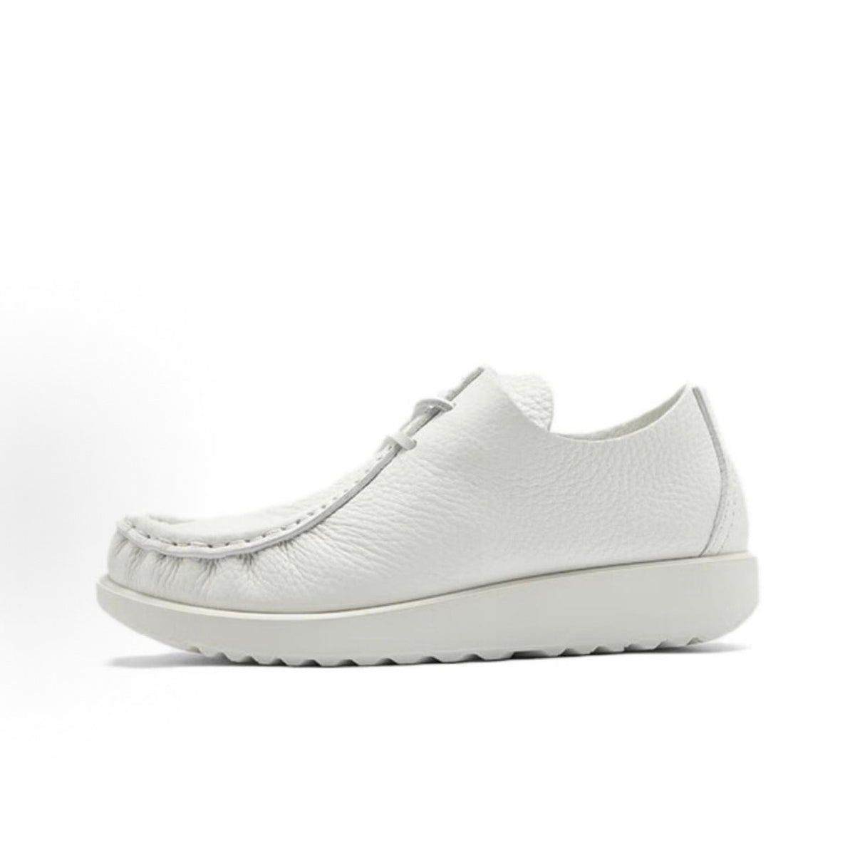 ECCO AT. KOLLEKTIVE MEN'S 46 WHITE LEATHER JOKE LACE SHOE NIB 39059491125