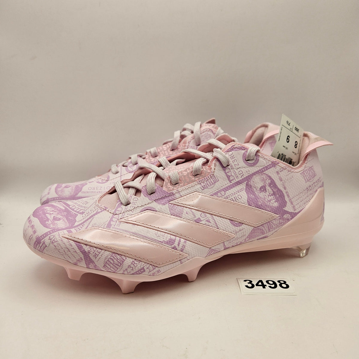 ADIDAS MEN'S 8 ADIZERO ELECTRIC 2 CURRENCY PINK JQ6683 NWOB