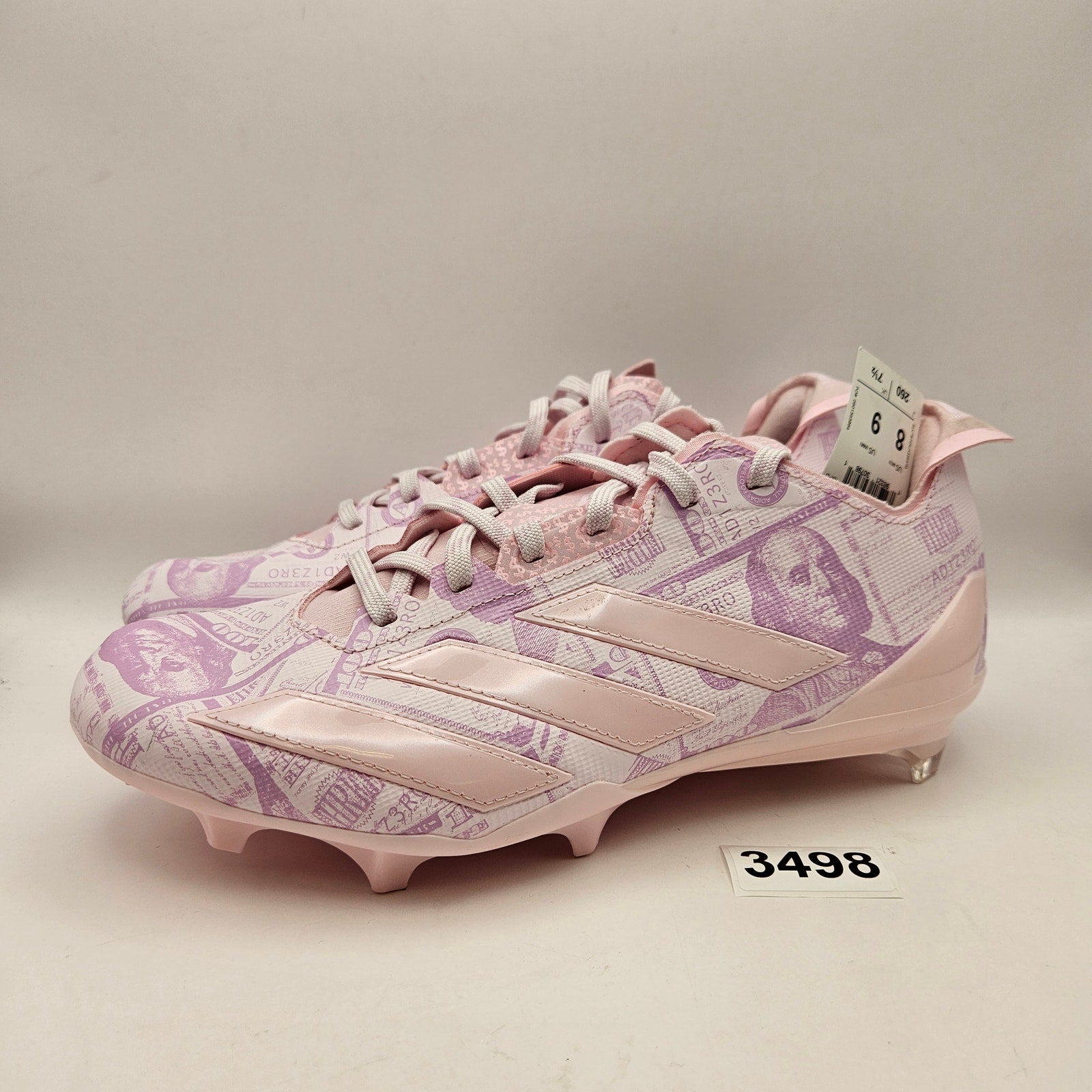 ADIDAS MEN'S 8 ADIZERO ELECTRIC 2 CURRENCY PINK JQ6683 NWOB