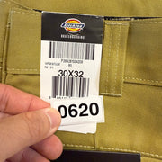 DICKIES SIZE 30X32 SKATEBOARDING REGULAR FIT TWILL PANTS GREEN MOSS