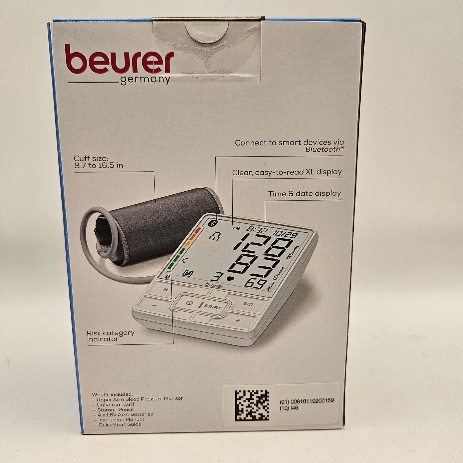 LOT OF 3 - BEURER FT95 THERMOMETER BP MONITOR ARM & WRIST BLOOD PRESSURE NIB