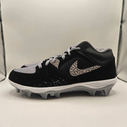 NIKE AIR JORDAN MEN'S 12 STADIUM 90 LOW TD BLK CEMENT FOOTBALL CLEAT HQ0210-060