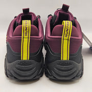 HUNTER WOMEN'S 8 SARA DARK PURPLE 500 HIKING SNEAKER WATERPROOF