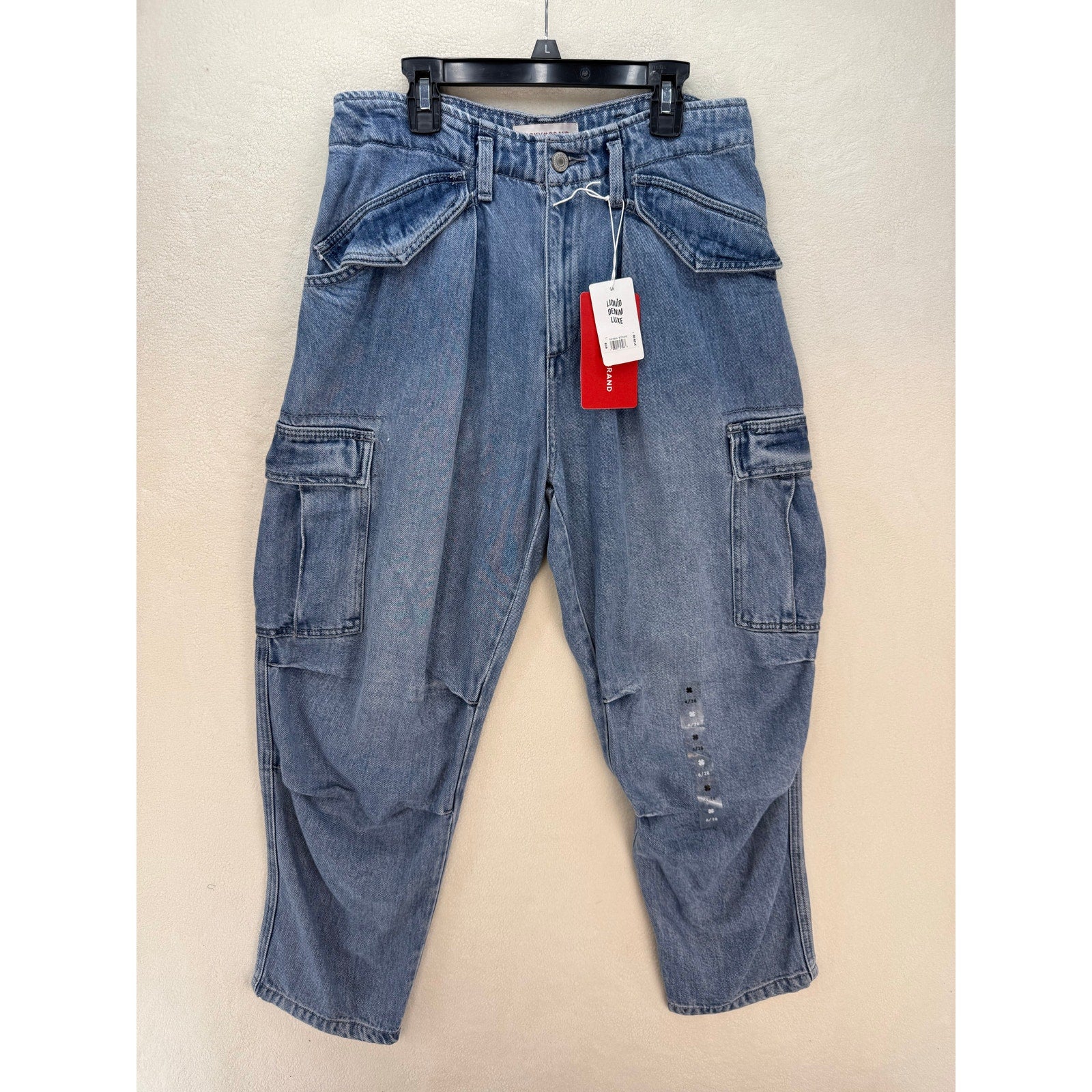 LUCKY BRAND LEGEND SERIES Sz 6/28 Y2K SOFT CARGO JEANS