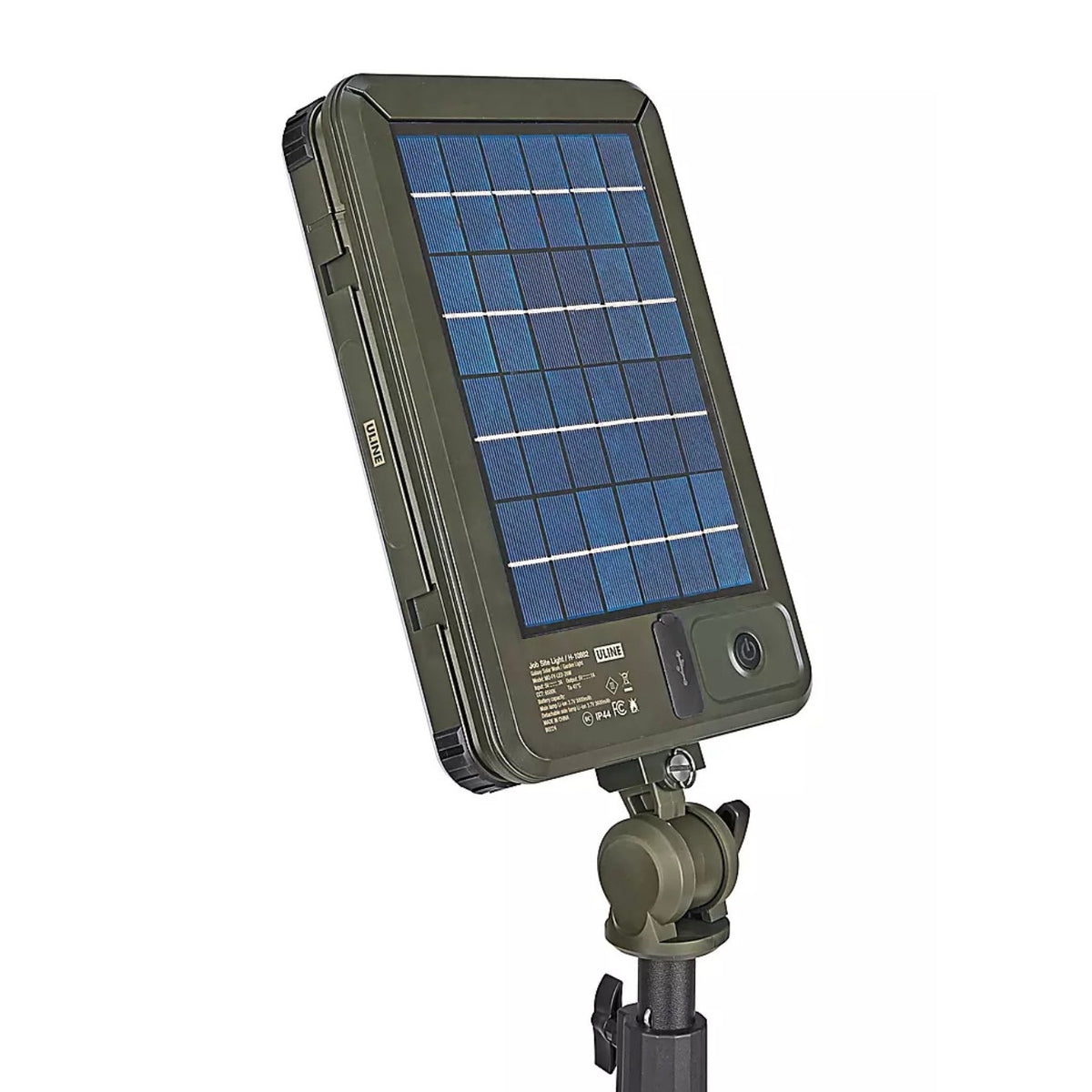 ULINE JOB SITE LIGHT RECHARGEABLE 30"X44-93" 3000 LUMENS RETAIL $125 NWOB