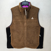 NIKE MEN'S MEDIUM ACG VEST CANWELL GLACIER THERMA FIT BROWN HV1111-235