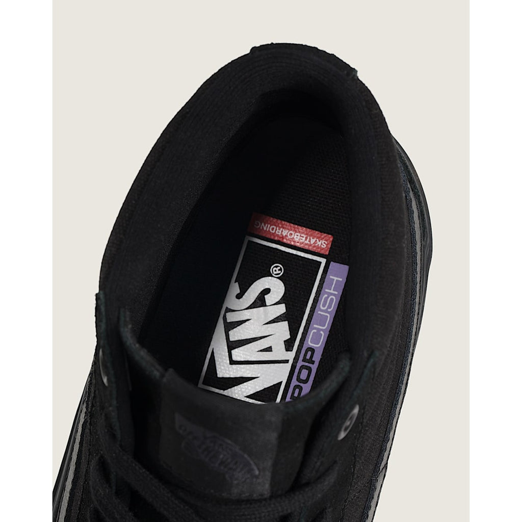 VANS MEN'S 11 SK8-HI TRIPLE BLACK SUEDE HI TOP SNEAKER VN000D5IBKA NIB