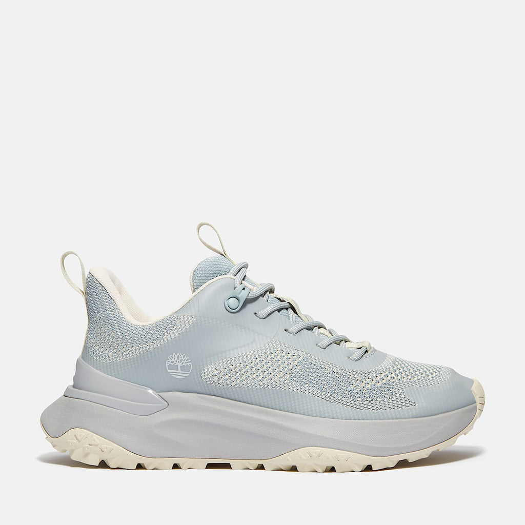 TIMBERLAND WOMEN'S 9.5 MOTION ACESS LOW LACE UP SNEAKER LT BLUE KNIT NIB