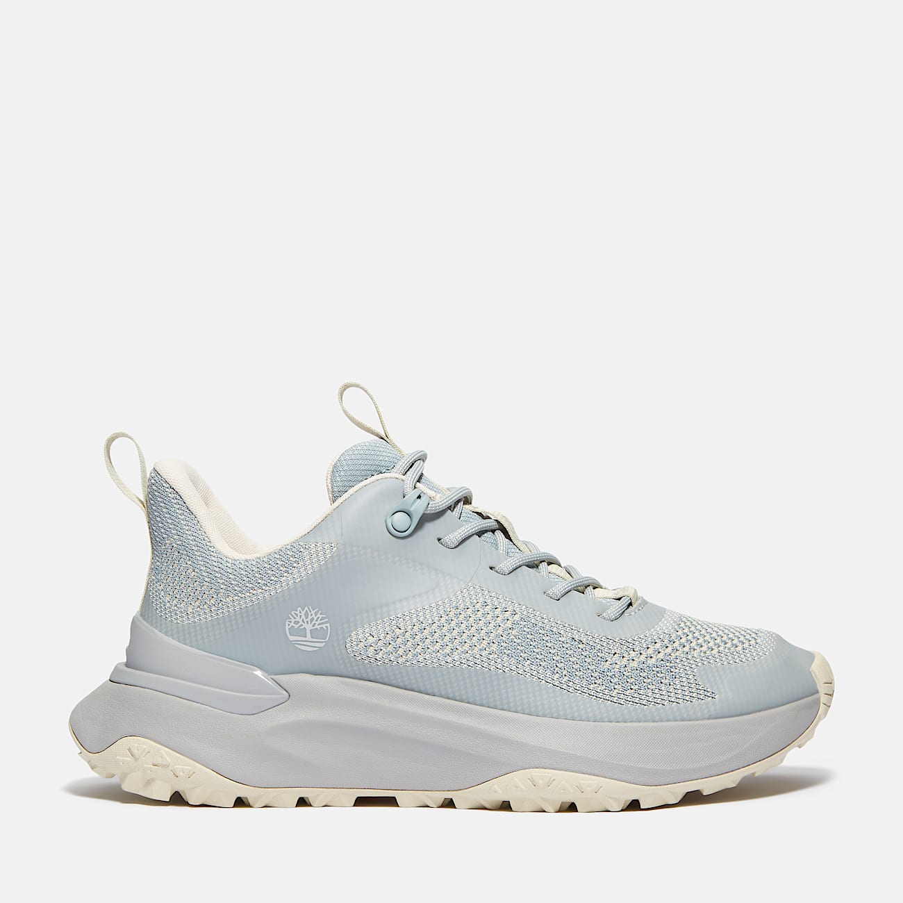 TIMBERLAND WOMEN'S 9.5 MOTION ACESS LOW LACE UP SNEAKER LT BLUE KNIT NIB