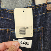 LEVI'S WOMEN'S MEDIUM BAGGY HIGHWATER OVERALLS DARK WASH A60790004