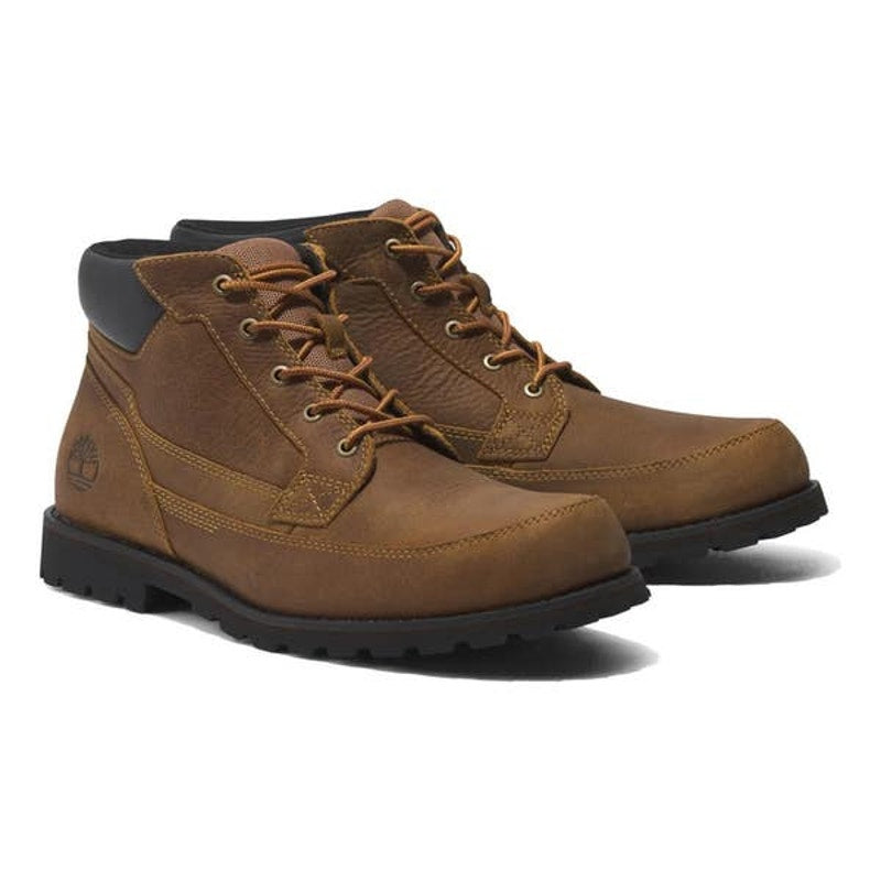 TIMBERLAND MEN'S 12 ATTLEBORO BOOTS BROWN LEATHER ANKLE CHUKKA NIB