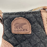 SOREL Women's 11 Evie II Lace Plus WP Tobacco/Black Boots