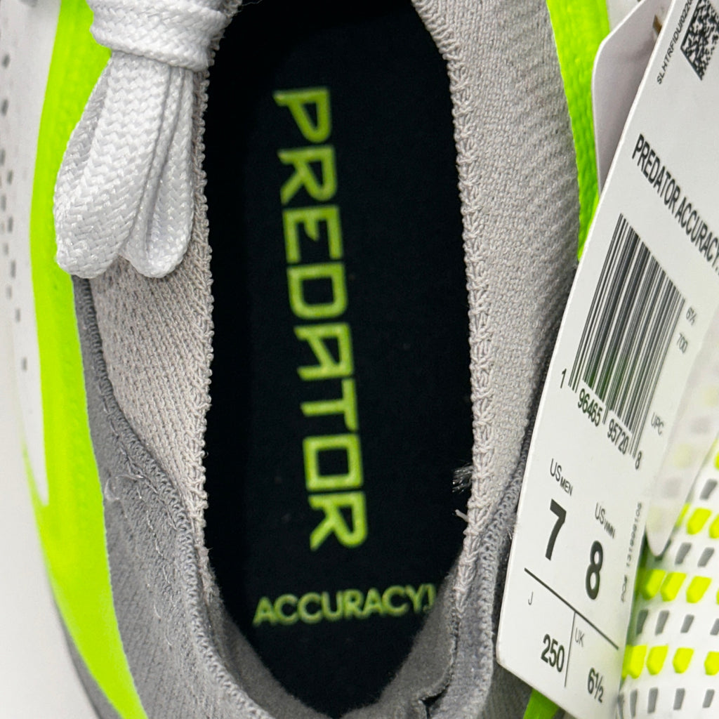 Adidas Predator Accuracy .1 Men sz 7 Soccer Cleats White Green GZ0035