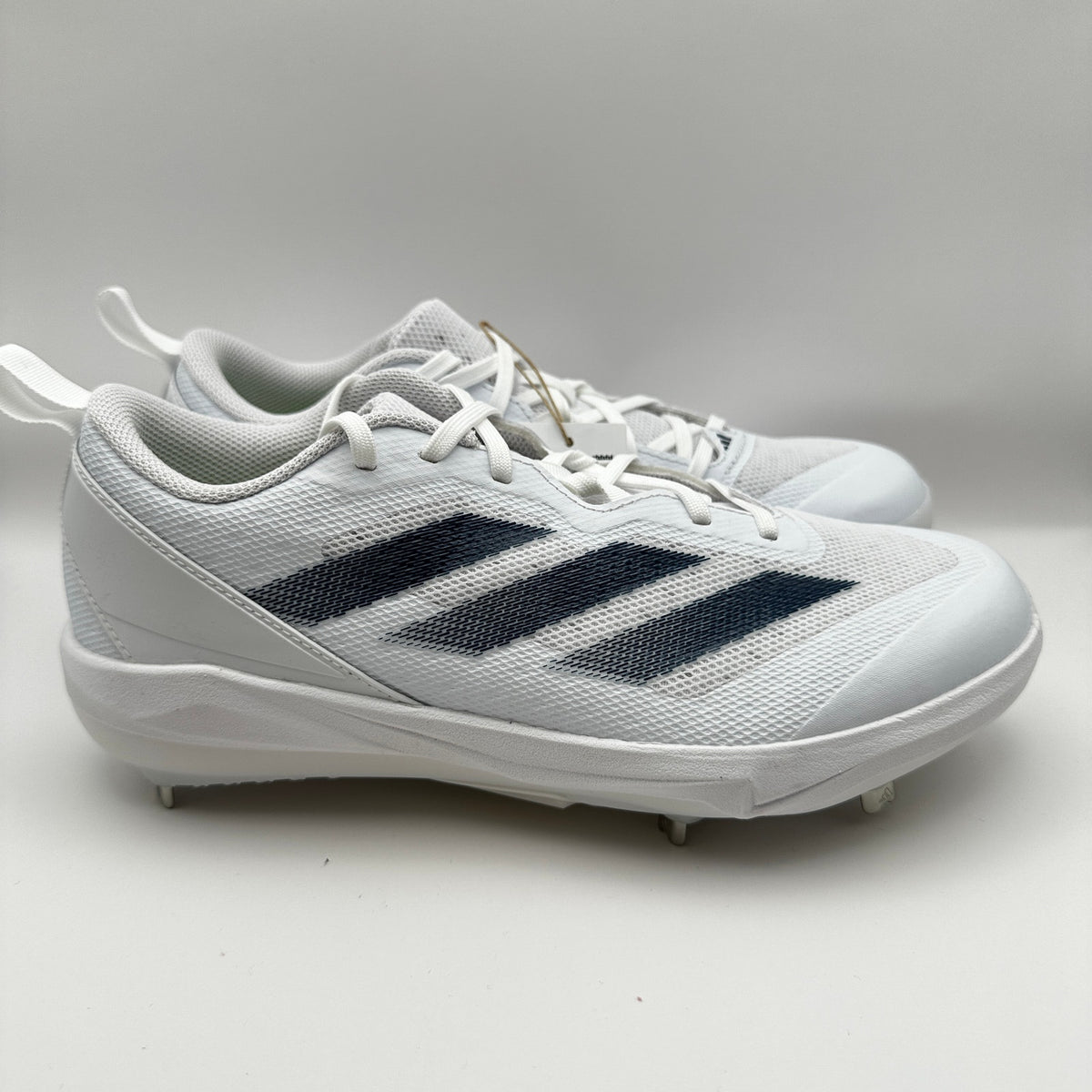 Adidas Womens sz 8.5 Softball Shoes Adizero Instinct IH3468 White/Blue