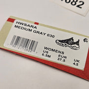 HUNTER WOMEN'S 6.5 SARA MEDIUM GRAY HIKING SNEAKER WATERPROOF