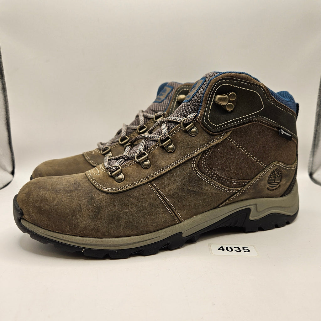 TIMBERLAND WOMEN'S 11 MT. MADDSEN WATERPROOF MID HIKING BOOT MEDIUM GREY NWOB