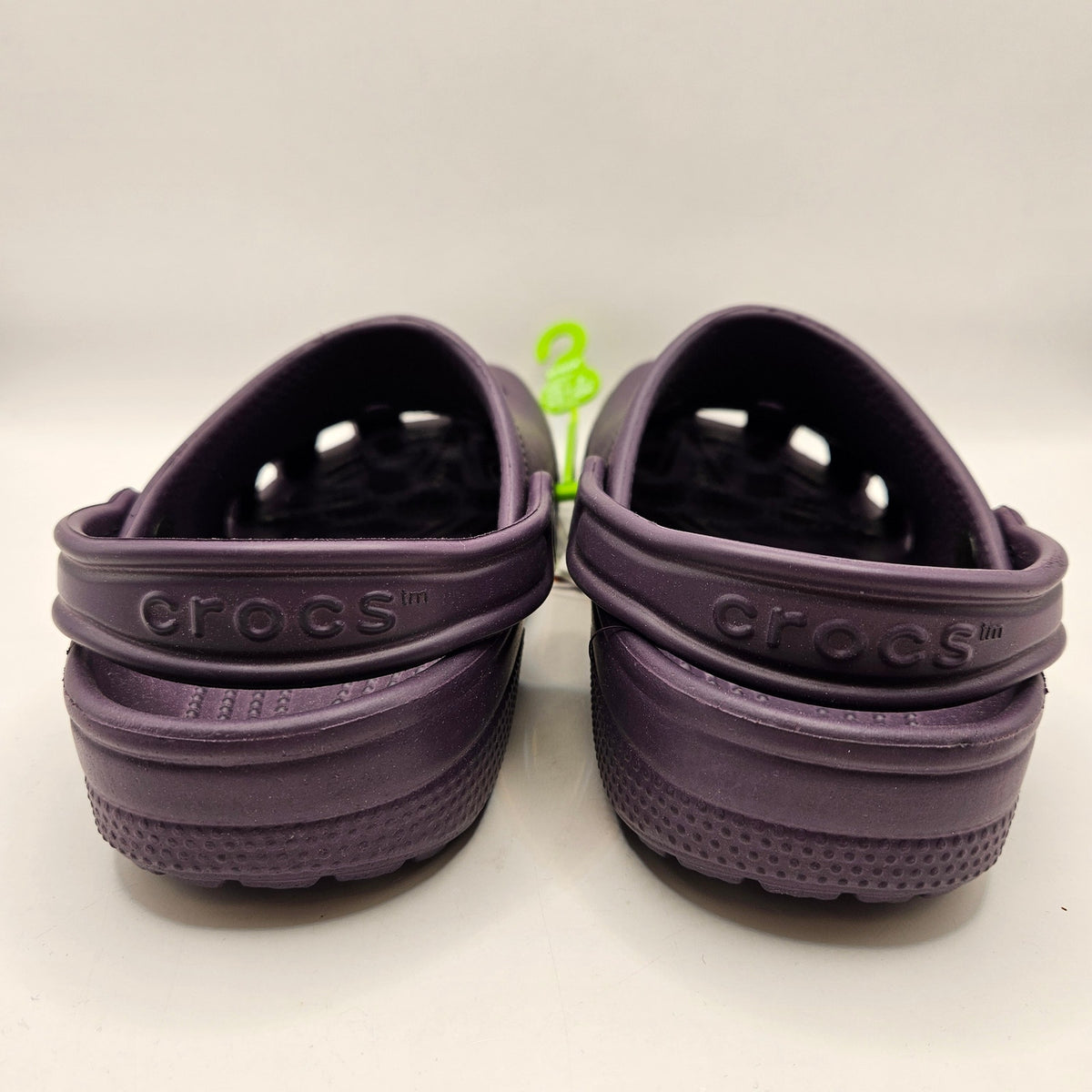 CROCS WOMEN'S 5 CLASSIC CLOG DEEP PURPLE SLIP ON COMFORT SHOES NWT