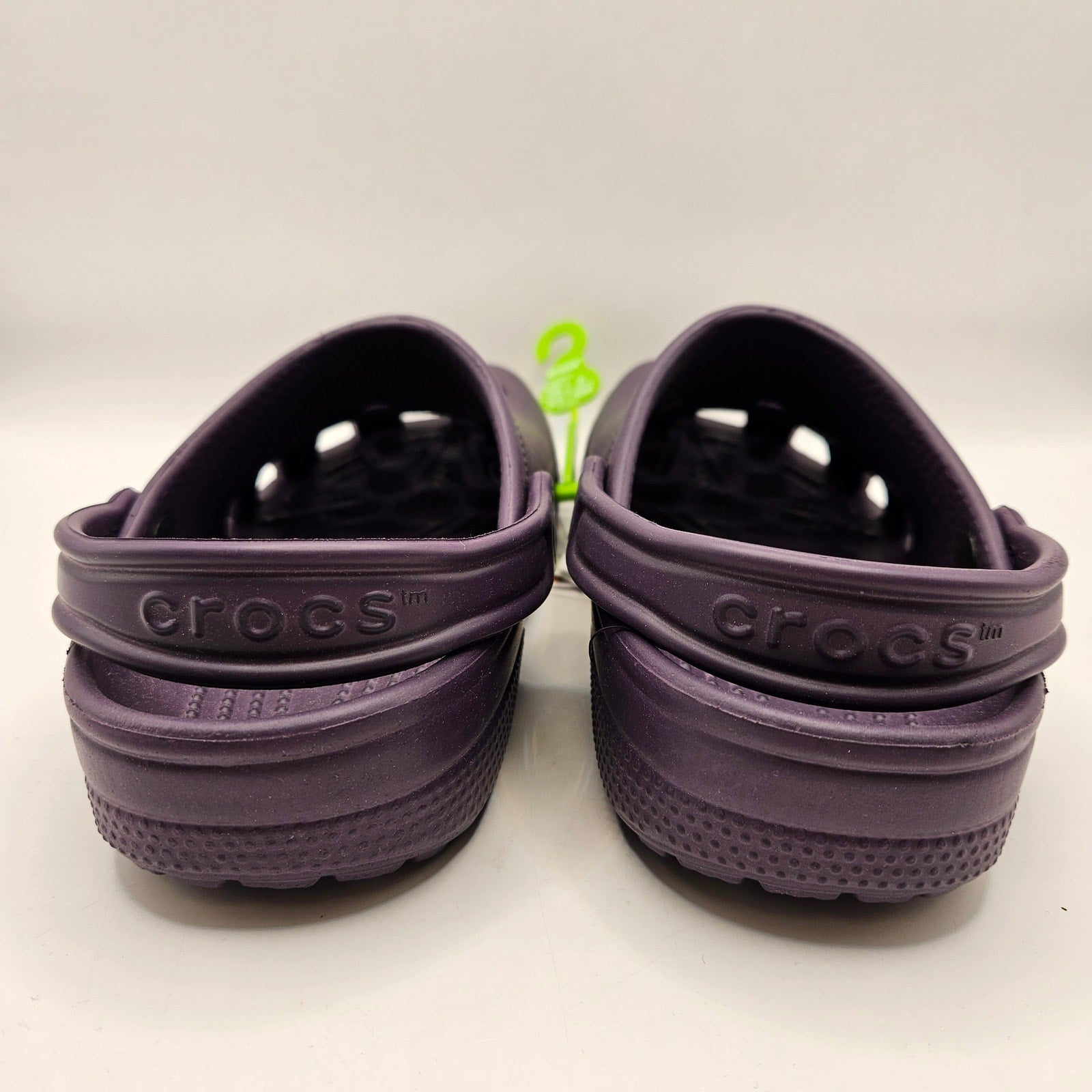 CROCS WOMEN'S 5 CLASSIC CLOG DEEP PURPLE SLIP ON COMFORT SHOES NWT