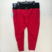 DSG WOMEN'S 2X SIDE STRIPE 7/8 TIGHT HONEY CRISP RED NWT