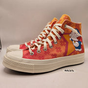 CONVERSE MEN'S 8 CHUCK 70 HIGH DORAEMON PINK A15790C CANVAS SNEAKER