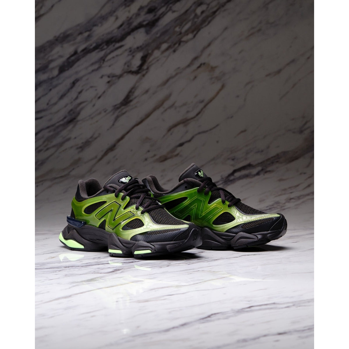 NEW BALANCE MEN'S 10.5 9060X GREEN BLACK U9060IDG REPLACEMENT BOX INCLUDED