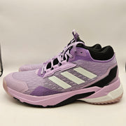 ADIDAS WOMEN'S 8.5 CRAZYFLIGHT MID VOLLEYBALL SHOES LAVENDER WHITE NWOB