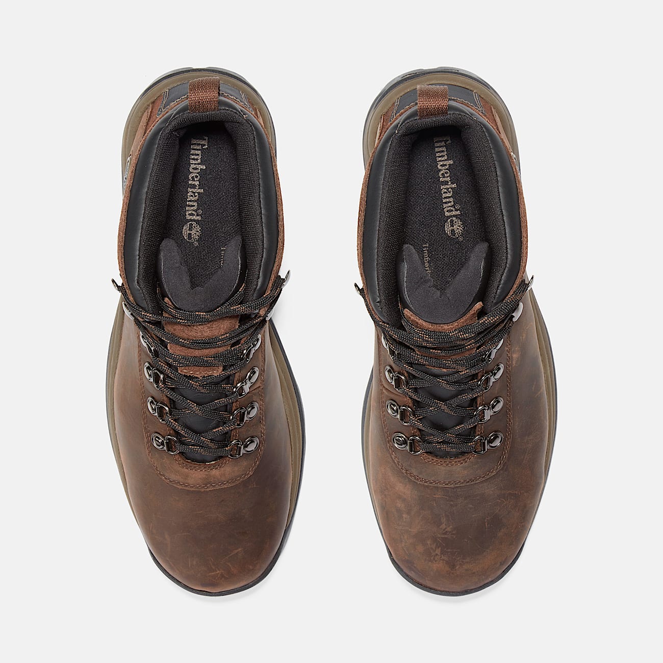 TIMBERLAND MEN'S 11 FLUME WATERPROOF LACE UP HIKING BOOTS DARK BROWN NIB